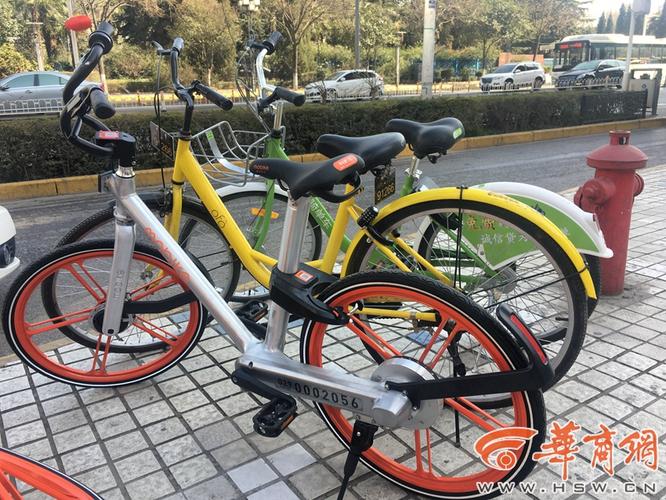 西安共享单车"三国杀" 小黄车最难找摩拜最难骑